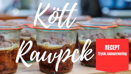 Tryckkonserverat nötkött med Raw-Pack
