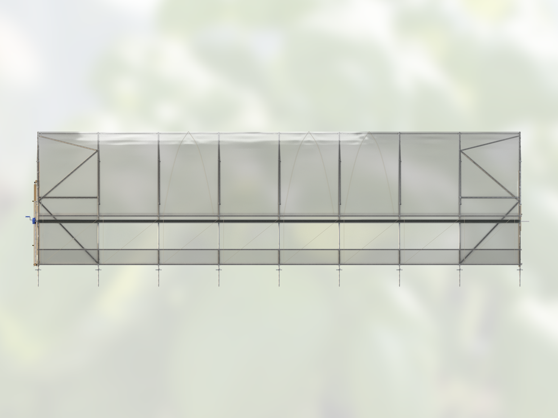 Leva 6,2 × 12 m – vy från långsidan