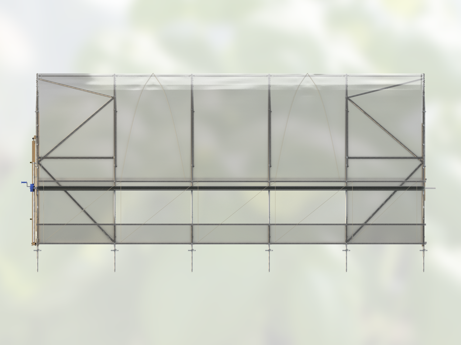 Leva 6,2 × 7,5 m – vy från långsidan