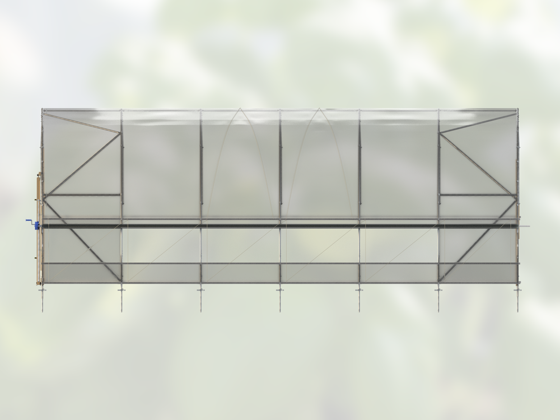 Leva 6,2 × 9 m – vy från långsidan