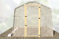 Komplett dörr med karm - litet växthus