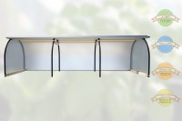 Miniväxthus Njord för jord 375cm