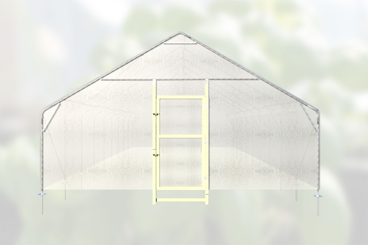 Tunnelväxthus Växa 6,5 x 13,5m