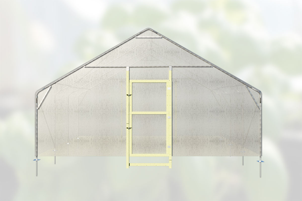 Tunnelväxthus Växa 6,5 x 4,5m