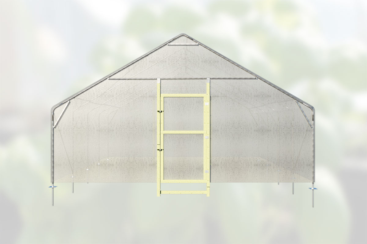 Tunnelväxthus Växa 6,5 x 6m