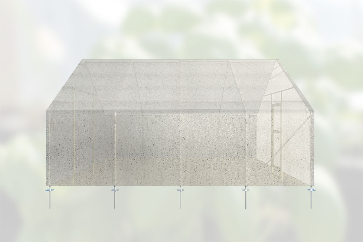 Tunnelväxthus Växa 6,5 x 6m