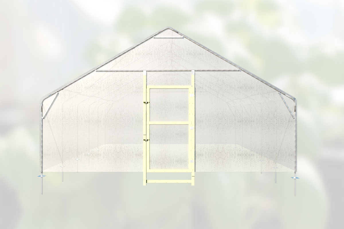Tunnelväxthus Växa 6,5 x 7,5m